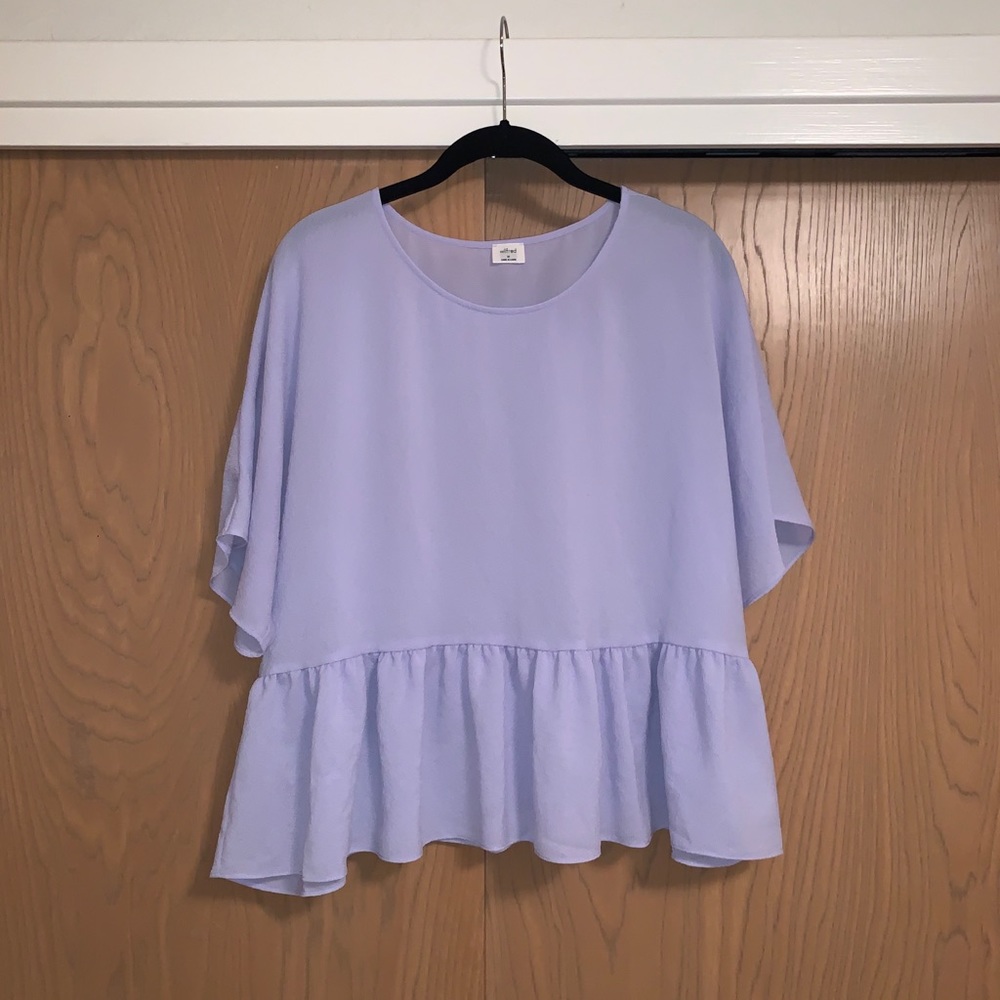 Purple Short Sleeve Top from Aritizia